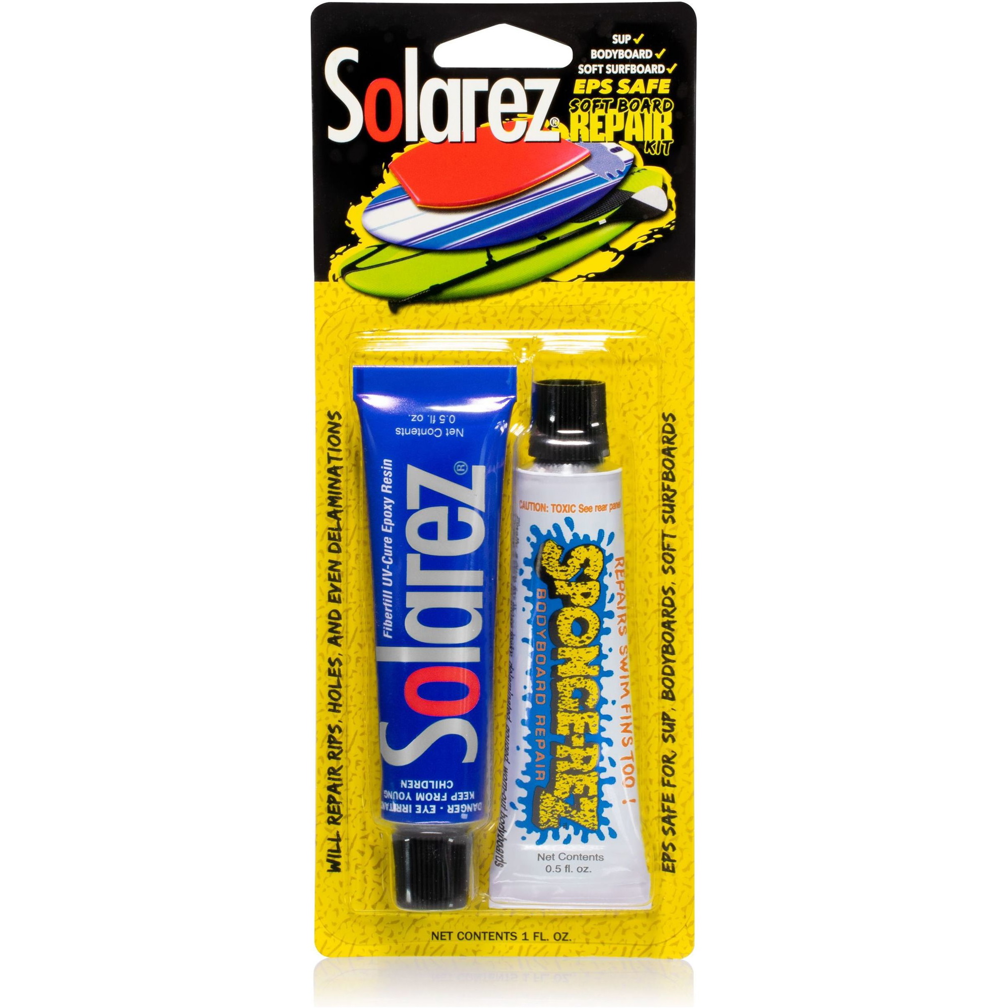 2026 Solarez 1oz Weiches Surfbrett-Reparaturset Sz-szssrk-nc-ea